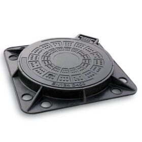 TAPA REDONDA MARCO CUADRADO COMPOSITE D 400-690